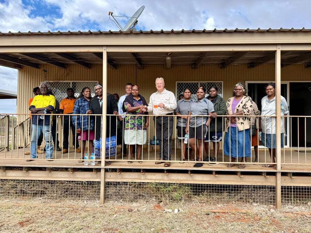 Government Property Handover Creates Apprenticeships in Remote NT Community