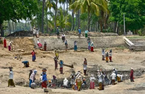 Villagers reviving a lake under the scheme