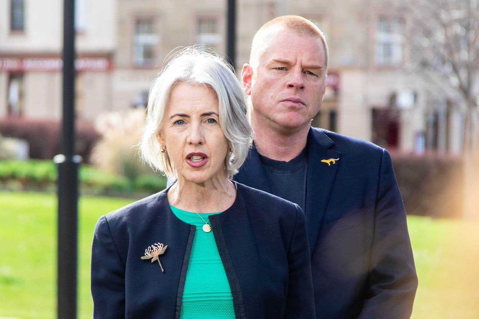Greens leader Rosalie Woodruff