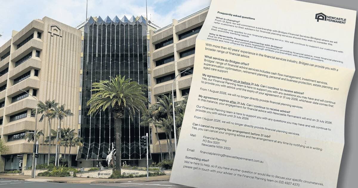 Newcastle Permanent Cuts 7 Jobs in Financial Planning Outsourcing Move - What It Means for Regional Banking